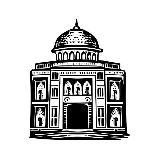Hiran Minar illustration