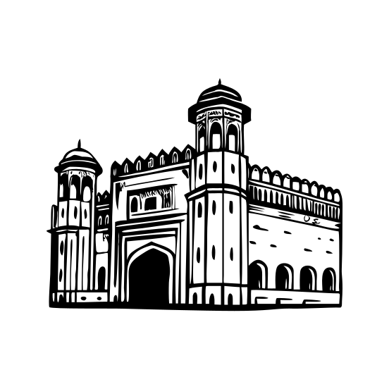 Lahore Fort illustration
