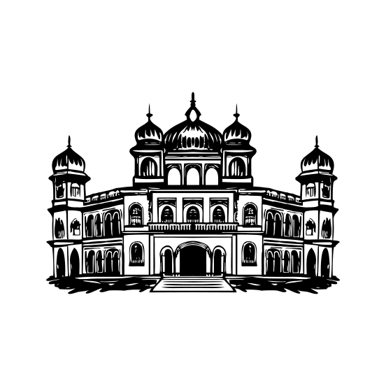 Mohatta Fort illustration