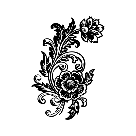 Baroque Flower illustration