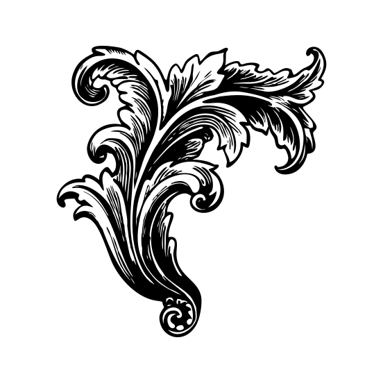 Baroque Leaf illustration