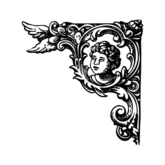 Cherub Ornate illustration