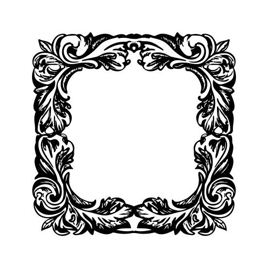 Damask Edge illustration