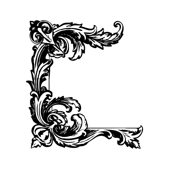 Decorative Rococo illustration