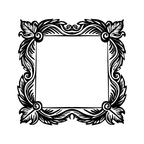 Feathered Frame illustration
