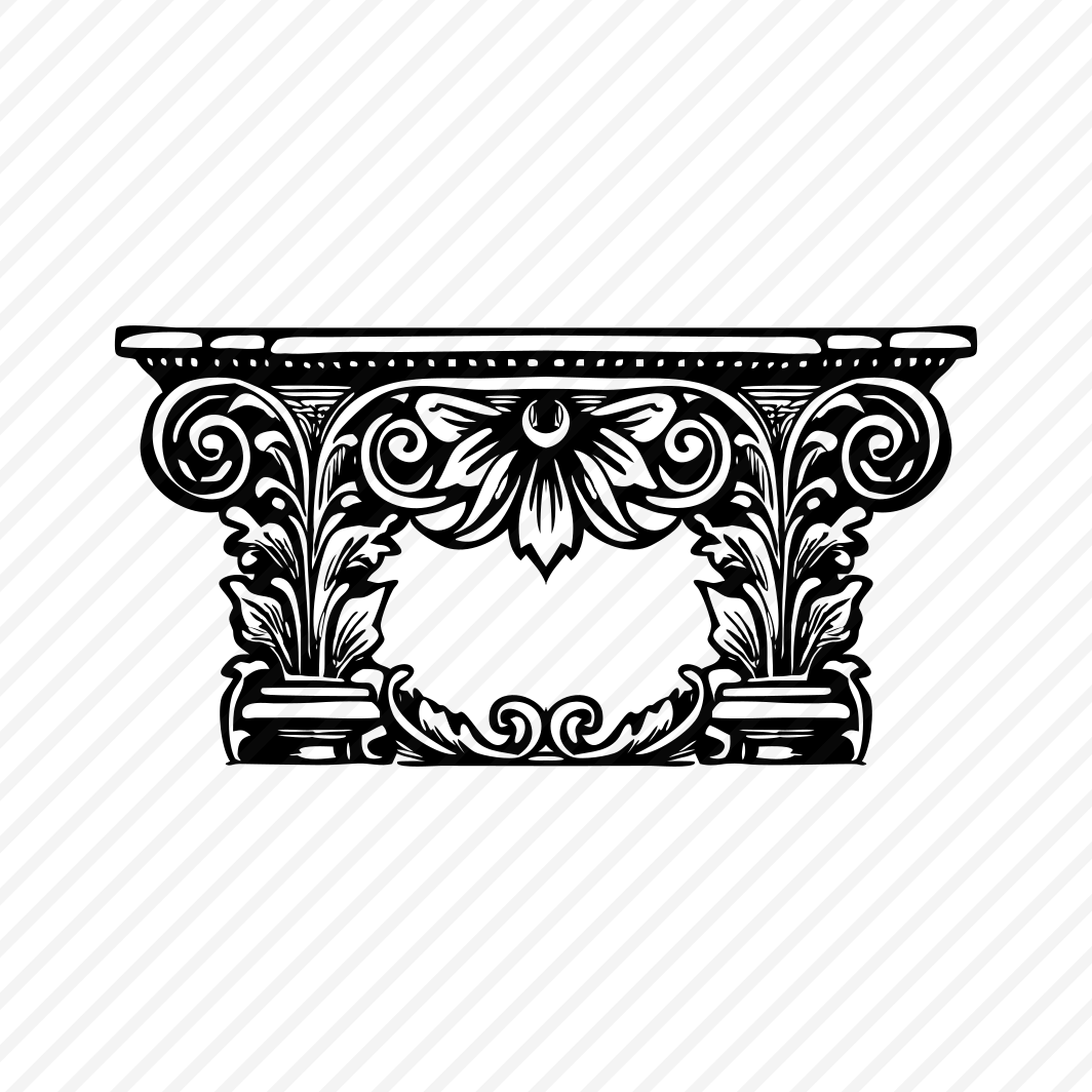 Floral Pediment preview