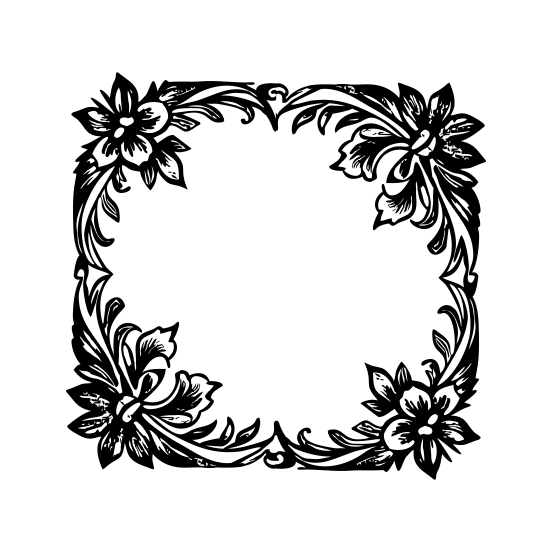 Floral Square illustration