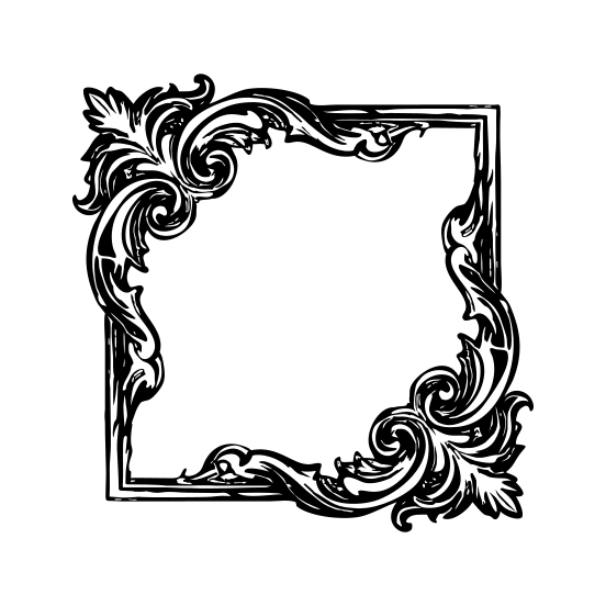 Flourished Corner illustration