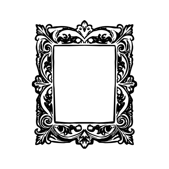 Ornate Frame. illustration
