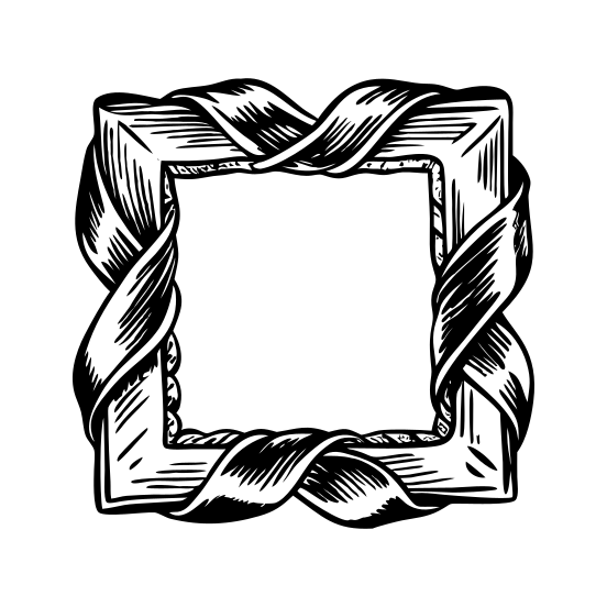 Ribbon Frame.. illustration