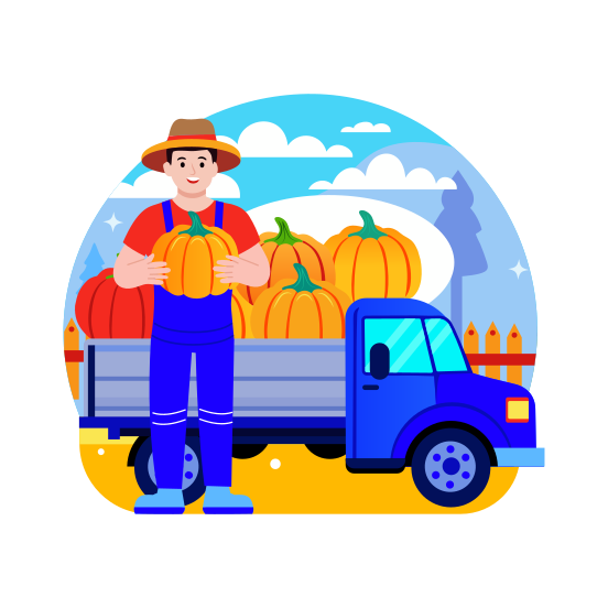 Farmer illustration