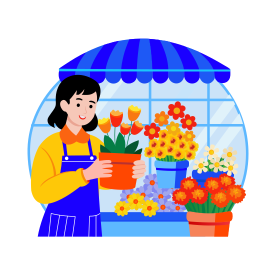 Florist illustration