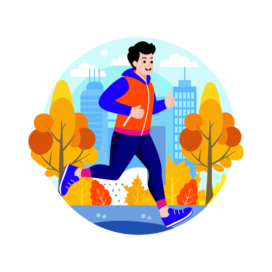 Jogging illustration