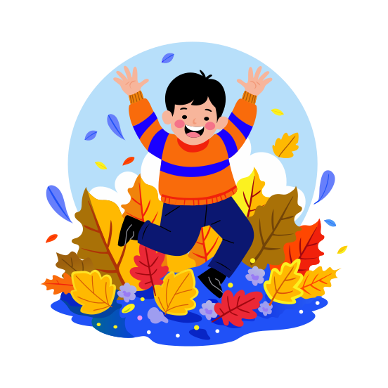 Jumping illustration