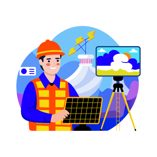 Meteorologist illustration