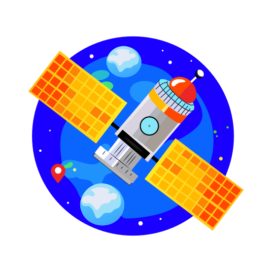 Satellite illustration