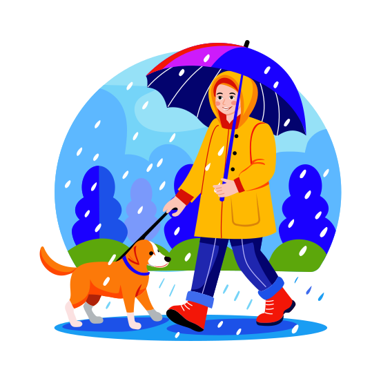 Snow Falling illustration