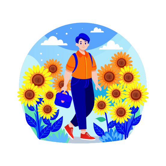 Sunflower Field illustration