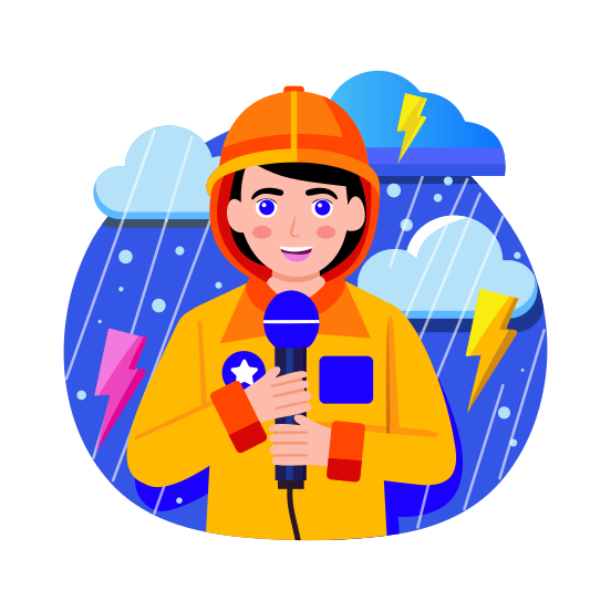 Weather Reporter illustration