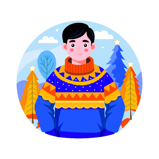 Winter Sweater illustration