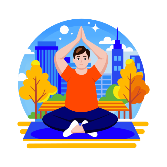 Yoga illustration