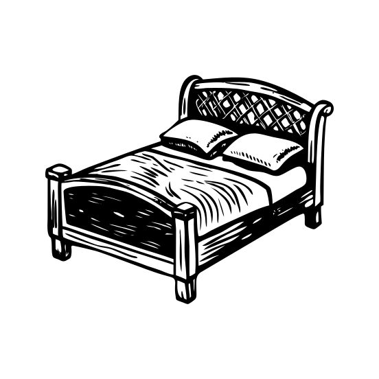 Bed illustration