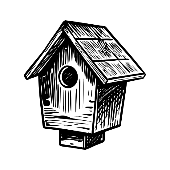 Birdhouse illustration