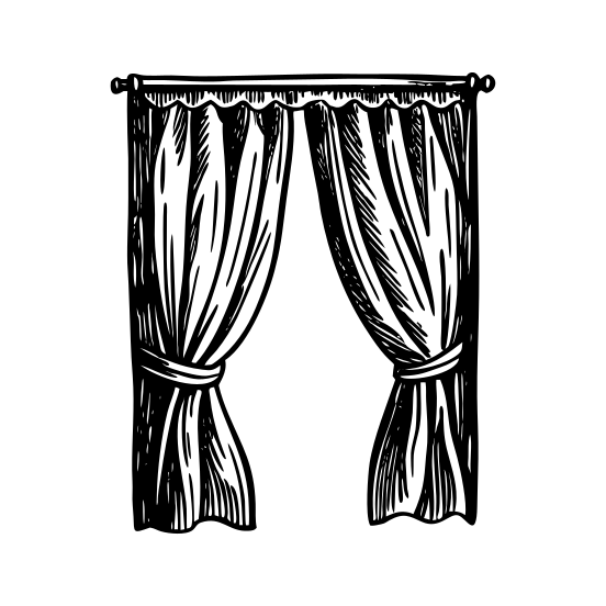 Curtains illustration