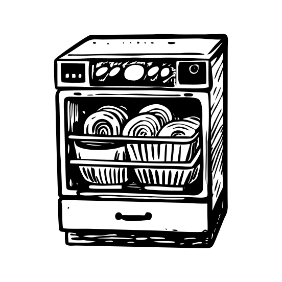 Dishwasher illustration