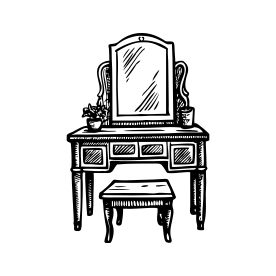 Dressing Table illustration