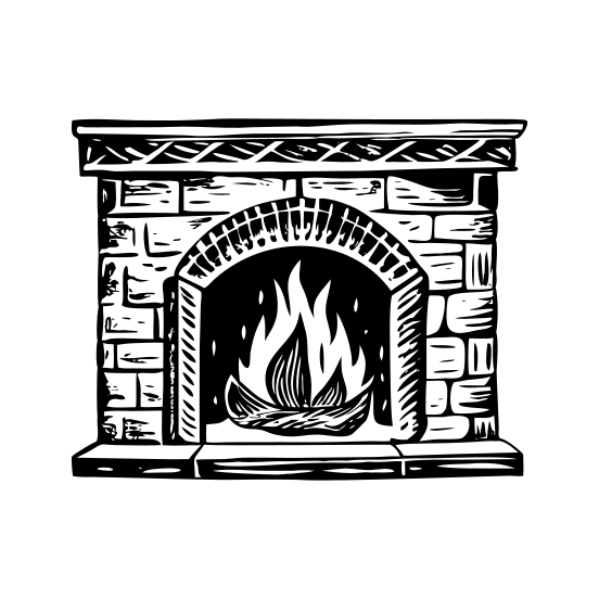 Fireplace illustration