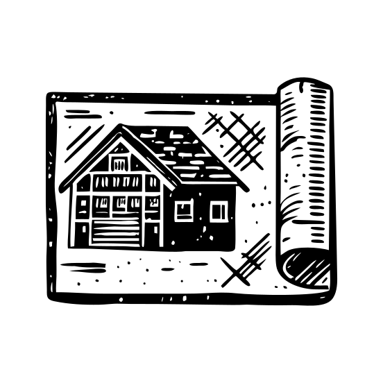Home Blueprint illustration
