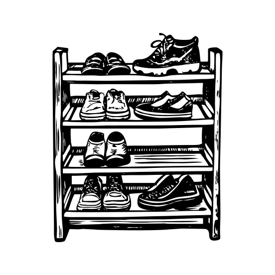 Shoe Rack illustration