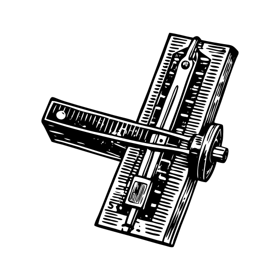 Brass Inclinometer illustration