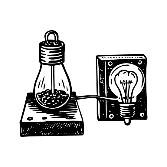 Bulb Experiment illustration