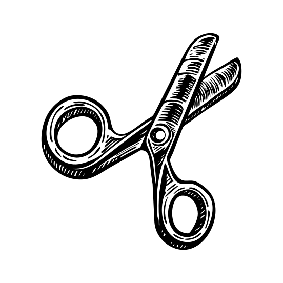 Dissecting Scissors illustration