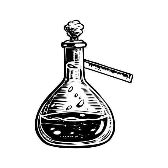 Distillation Flask illustration