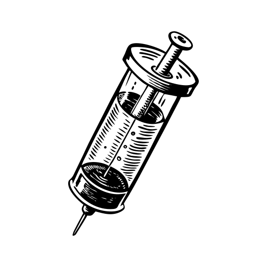 Glass Syringe illustration