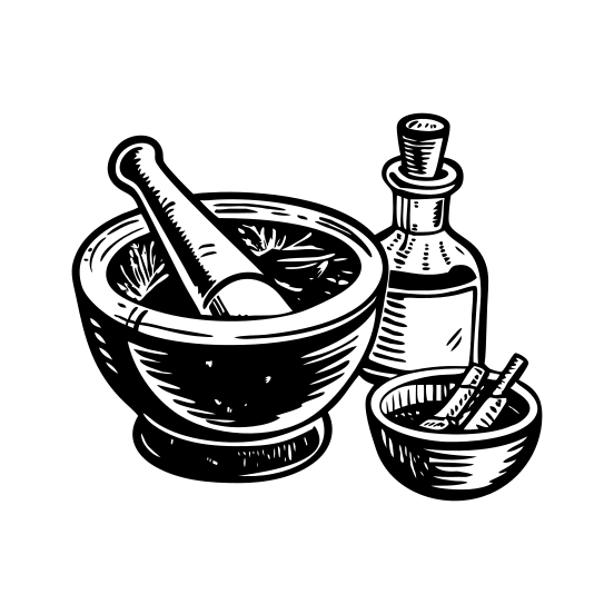 Mortar Pestle illustration