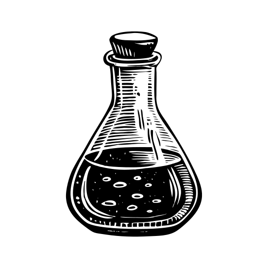 Retort Flask illustration