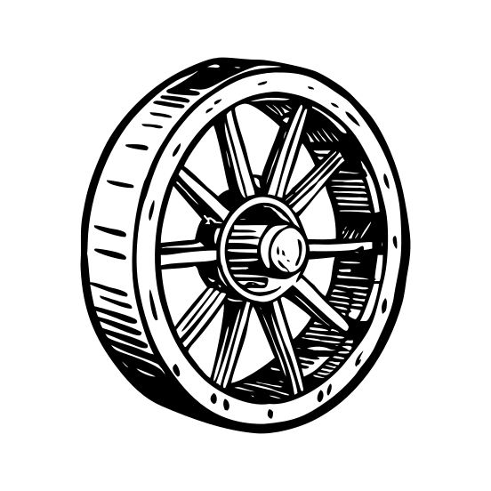 Rotating Wheel illustration