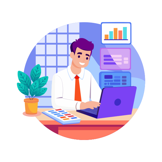 Accountant illustration