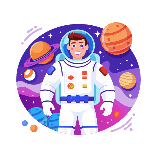Astronaut illustration