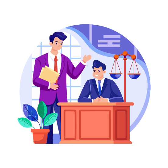 Attorney illustration