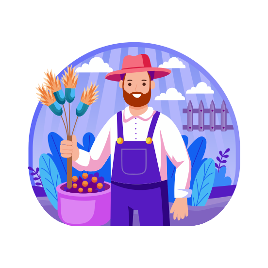 Farmer illustration