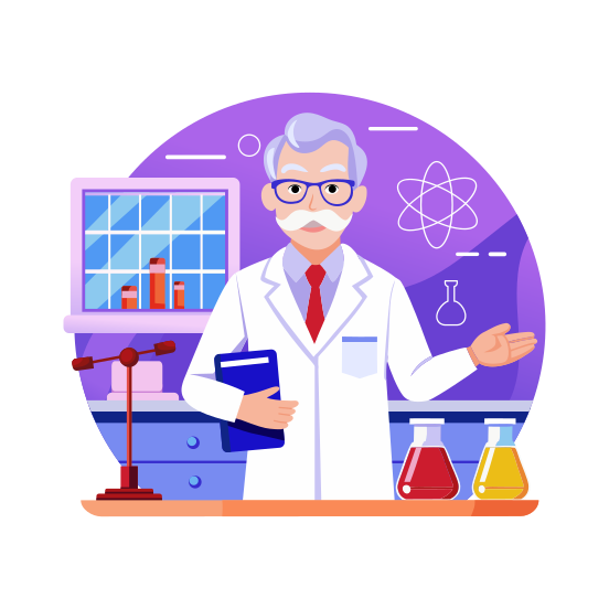 Lab Researcher illustration