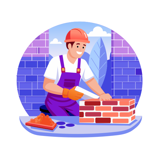 Masonry Worker illustration