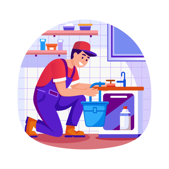 Plumber illustration