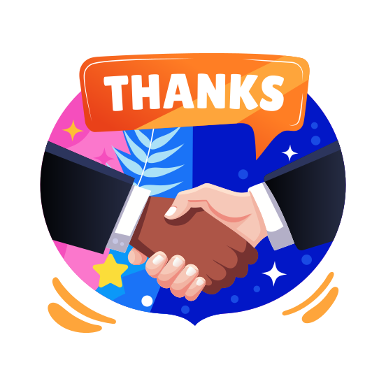 Handshake illustration