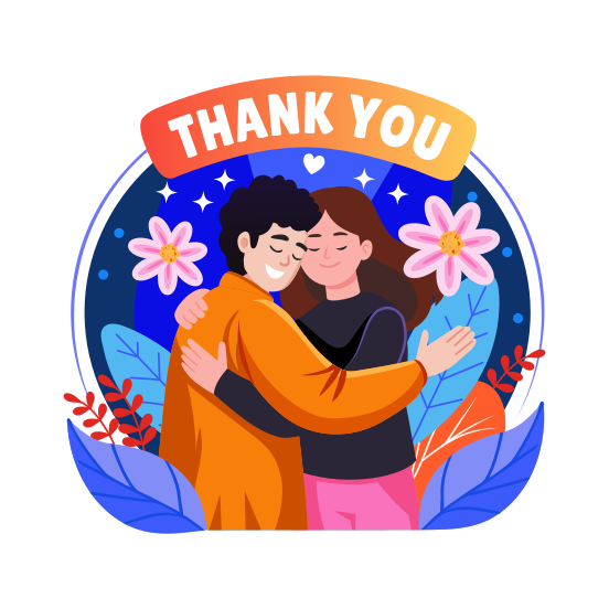 Hugging illustration